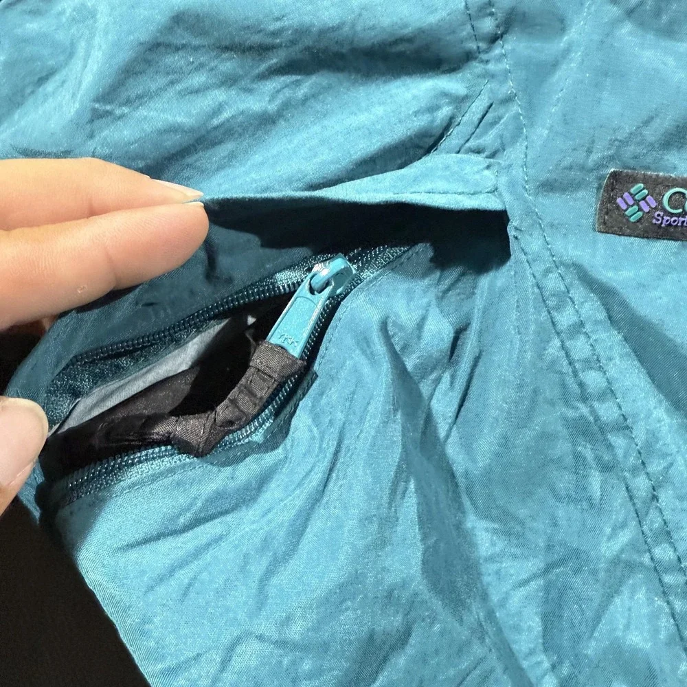 Vintage Columbia Double Whammy Jacket Mens Large Blue Nylon 3-in-1 Ski 90s